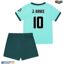 Otroški Nogometni dresi Wolves Jhon Arias #10 Gostujoči 2025-26 Kratek Rokav (+ Kratke hlače)